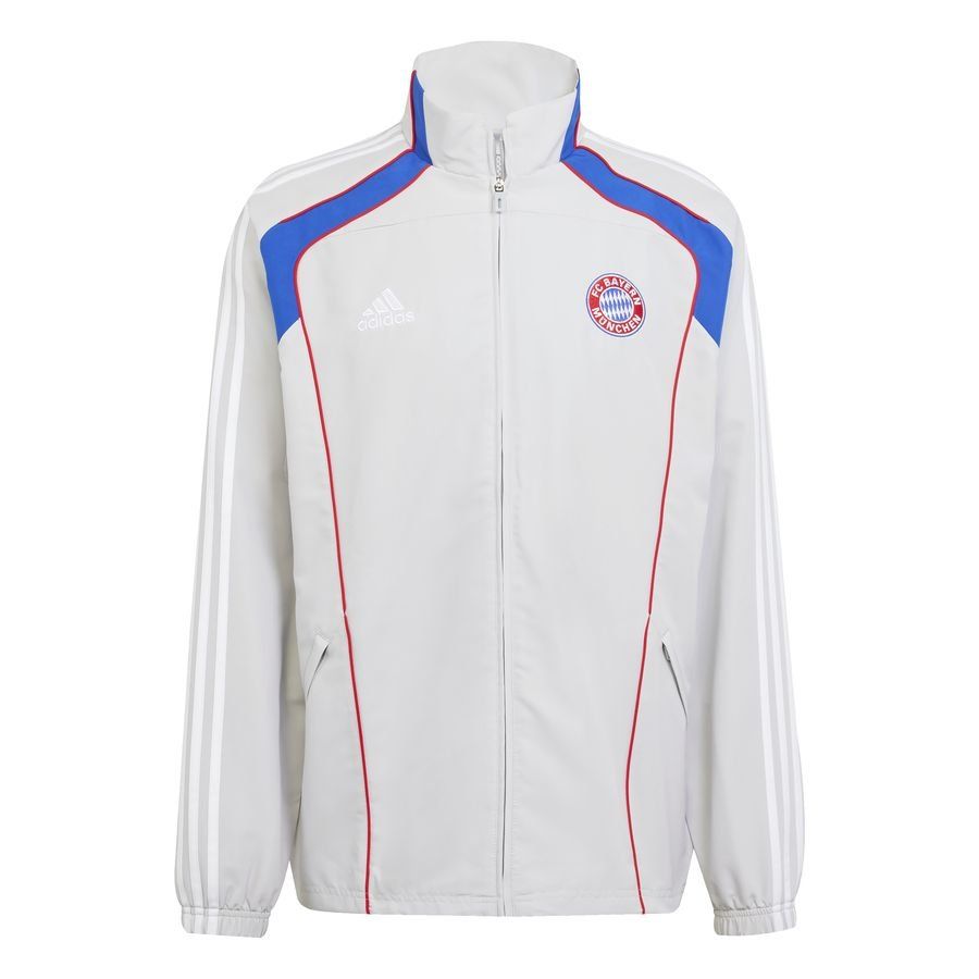 Bayern München Track Top Urban Purist - Grey - Men's-SoccerKits Hub | Buy Soccer Jerseys Online